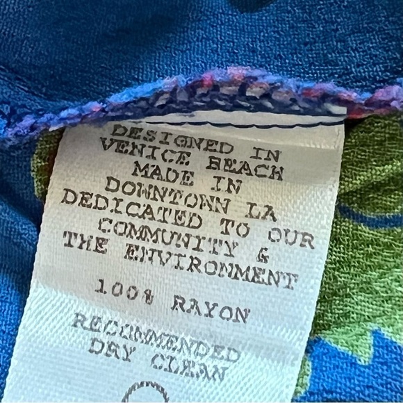 FLYNN SKYE Floral 90s Square Neck Sleeveless Open Tie Back Ankle Crop Jumpsuit S - Picture 11 of 13